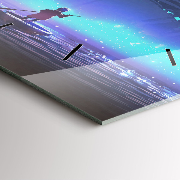 Orologio quadrato Nave a vela di fantasia