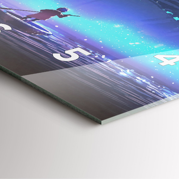 Orologio quadrato Nave a vela di fantasia