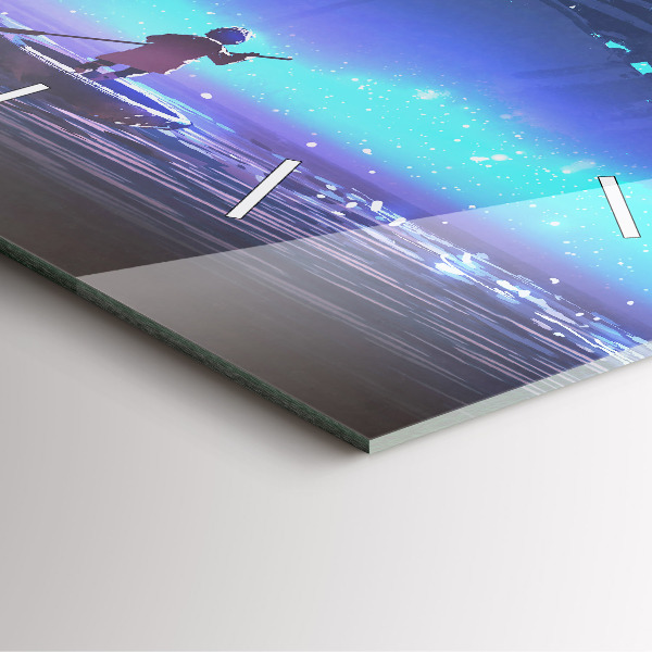 Orologio quadrato Nave a vela di fantasia