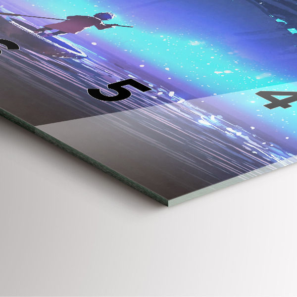 Orologio quadrato Nave a vela di fantasia