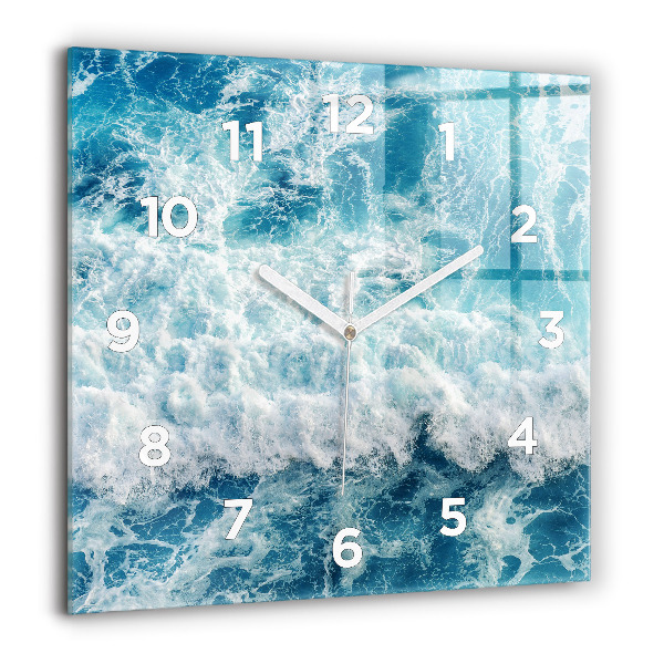 Orologio quadrato Onde del mare