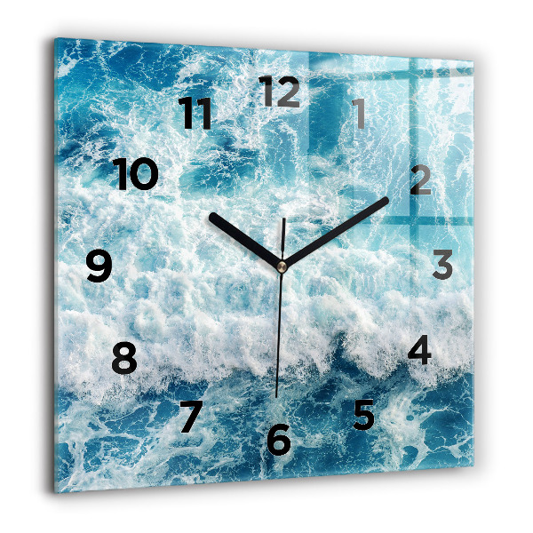 Orologio quadrato Onde del mare