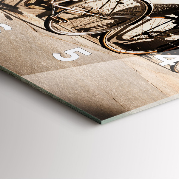 Orologio quadrato bici italiana