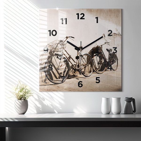 Orologio quadrato bici italiana