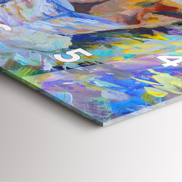 Orologio quadrato Ballerina dipinta