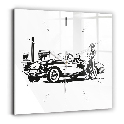 Orologio quadrato Illustrazione retrò