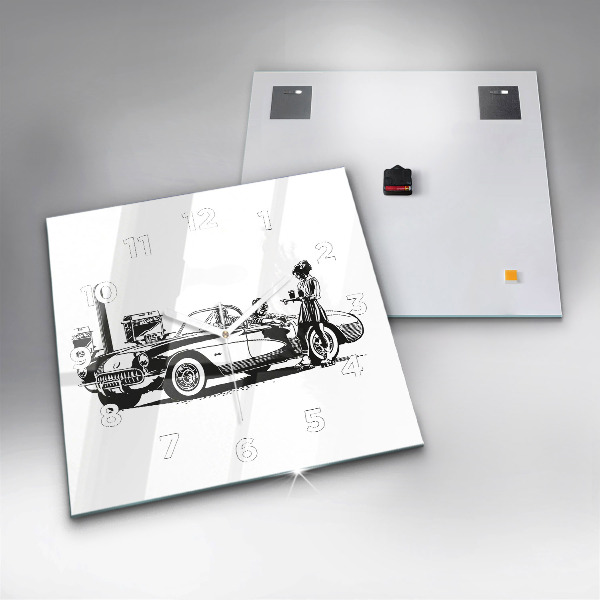 Orologio quadrato Illustrazione retrò