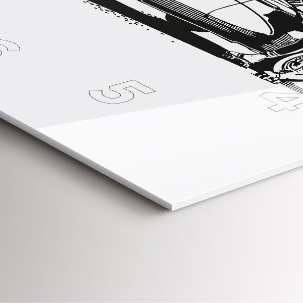 Orologio quadrato Illustrazione retrò