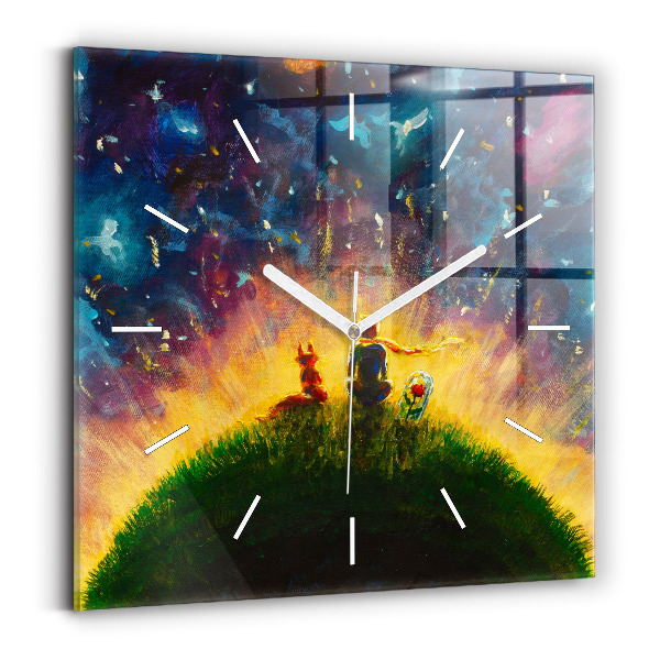Orologio quadrato Astrazione Il Piccolo Principe