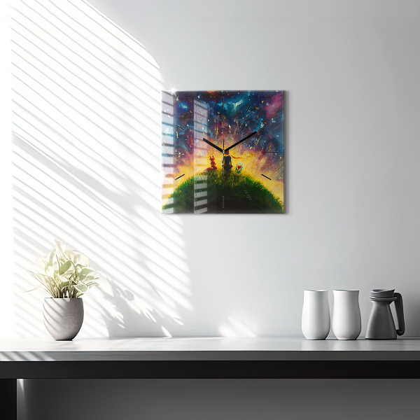 Orologio quadrato Astrazione Il Piccolo Principe