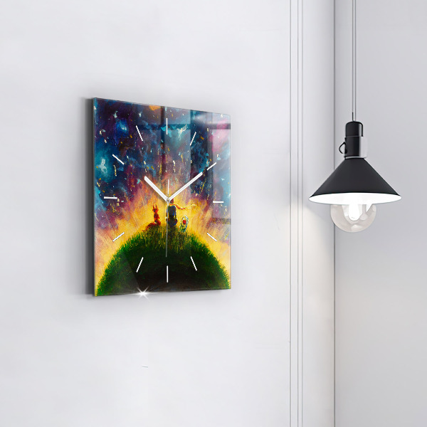 Orologio quadrato Astrazione Il Piccolo Principe