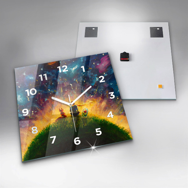 Orologio quadrato Astrazione Il Piccolo Principe