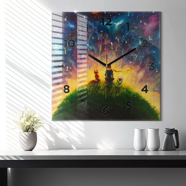 Orologio quadrato Astrazione Il Piccolo Principe