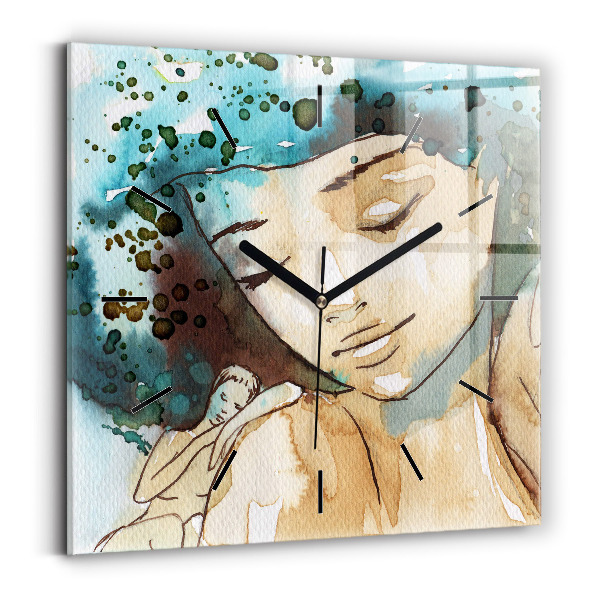 Orologio quadrato Donna Astratta