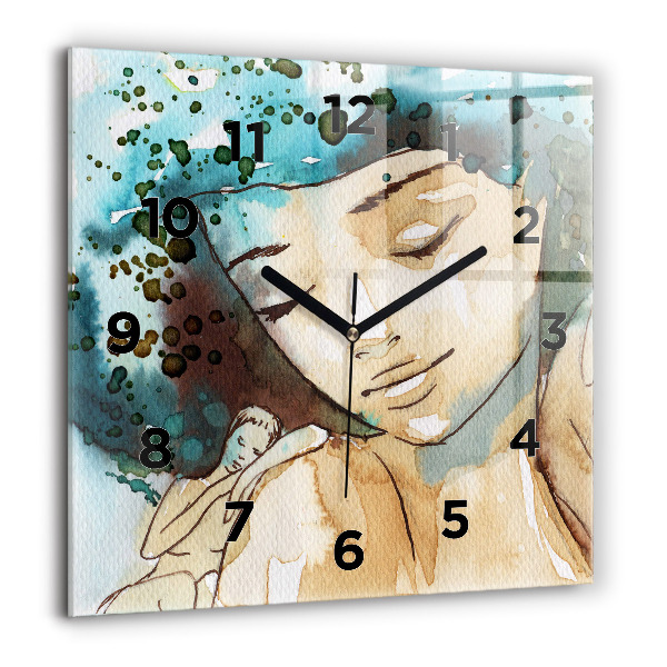 Orologio quadrato Donna Astratta