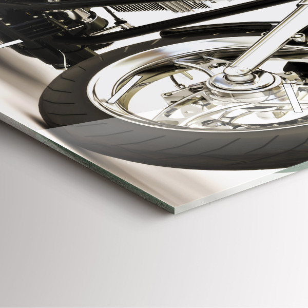 Orologio quadrato Motocicletta nera