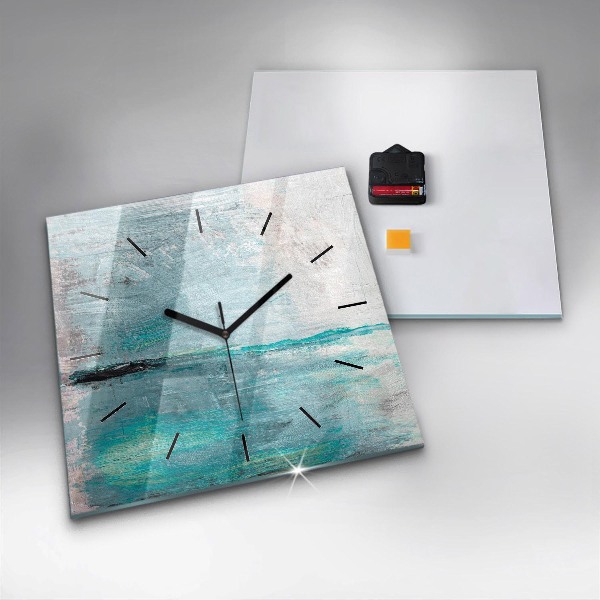 Orologio quadrato Texture astratta dell'olio