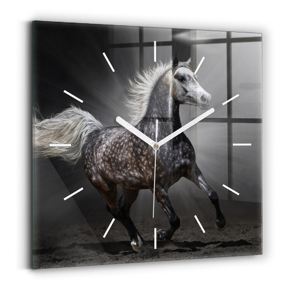 Orologio quadrato Cavallo al galoppo