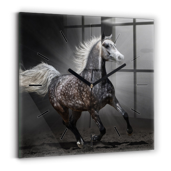 Orologio quadrato Cavallo al galoppo