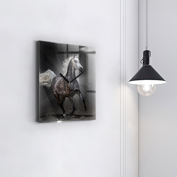 Orologio quadrato Cavallo al galoppo