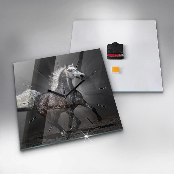 Orologio quadrato Cavallo al galoppo