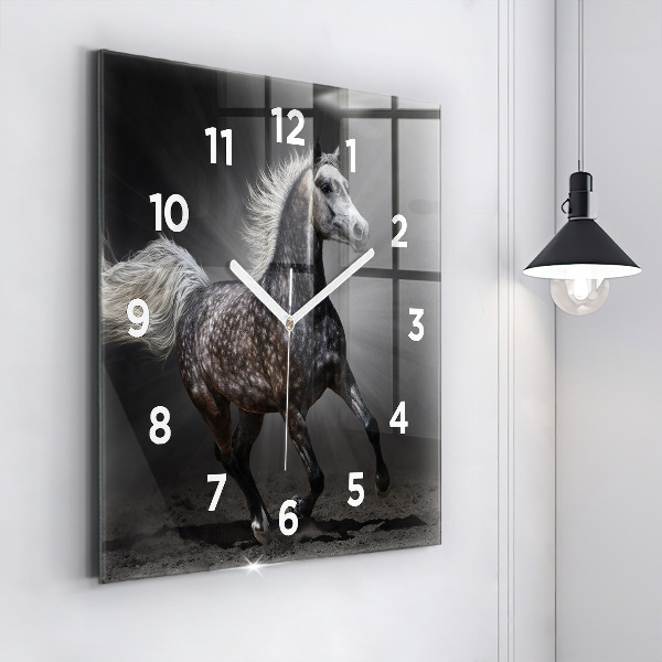 Orologio quadrato Cavallo al galoppo