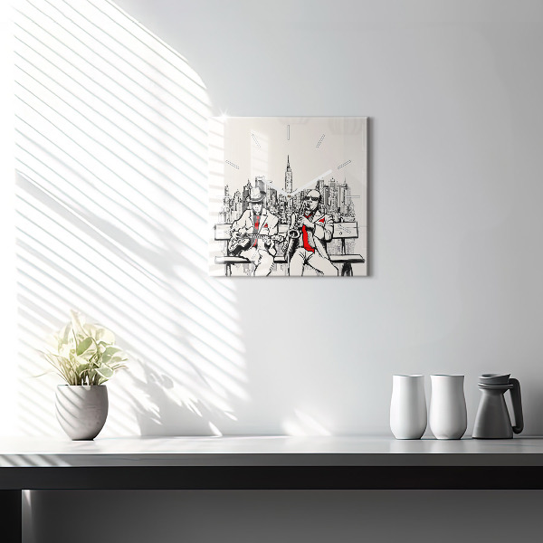 Orologio quadrato Jazz a New York