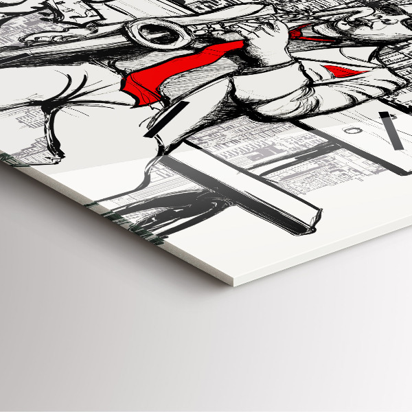 Orologio quadrato Jazz a New York