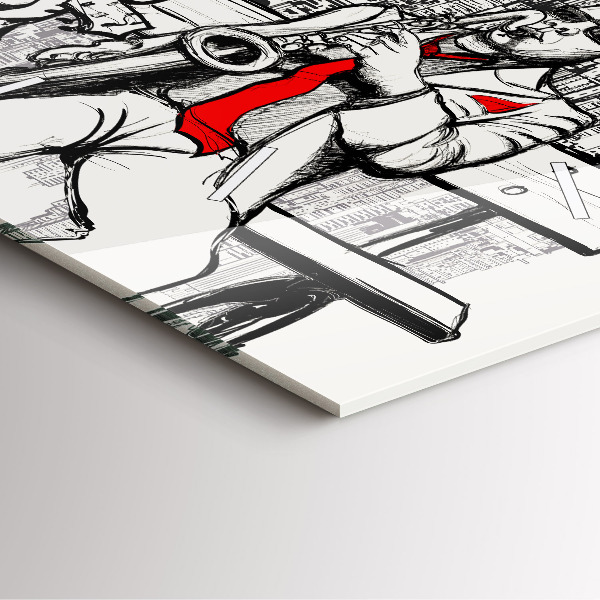 Orologio quadrato Jazz a New York