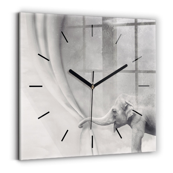 Orologio quadrato Elefante