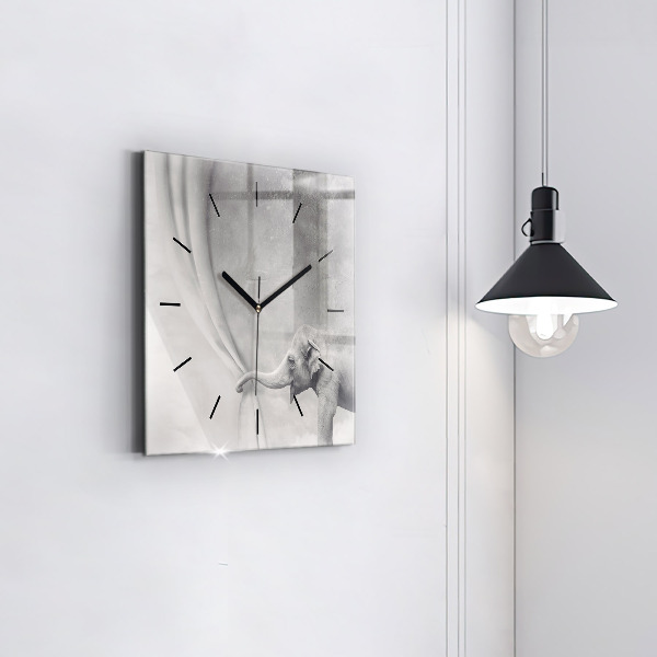 Orologio quadrato Elefante