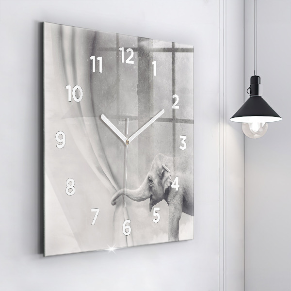 Orologio quadrato Elefante
