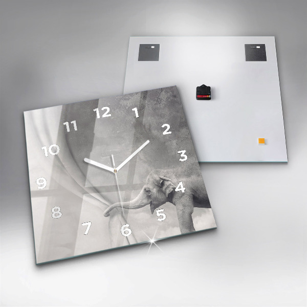 Orologio quadrato Elefante