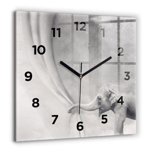 Orologio quadrato Elefante