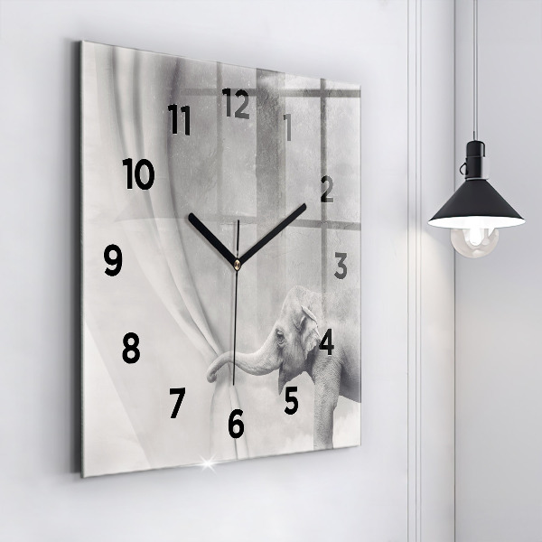 Orologio quadrato Elefante