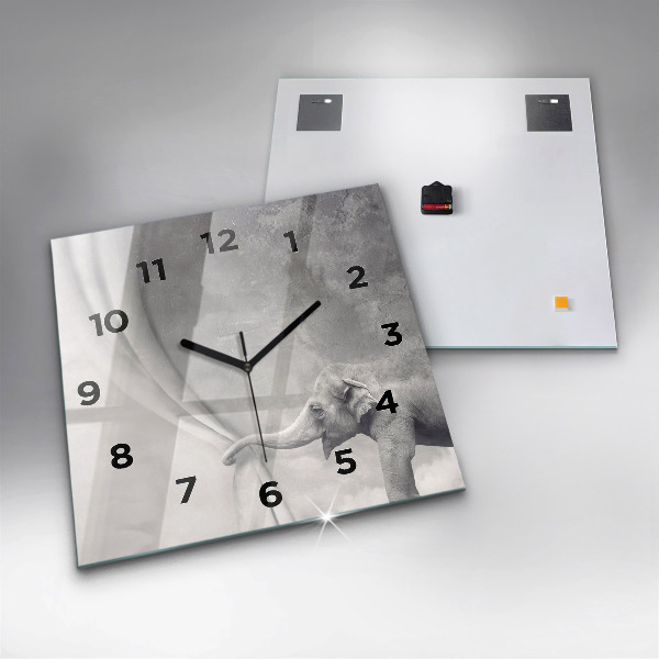 Orologio quadrato Elefante