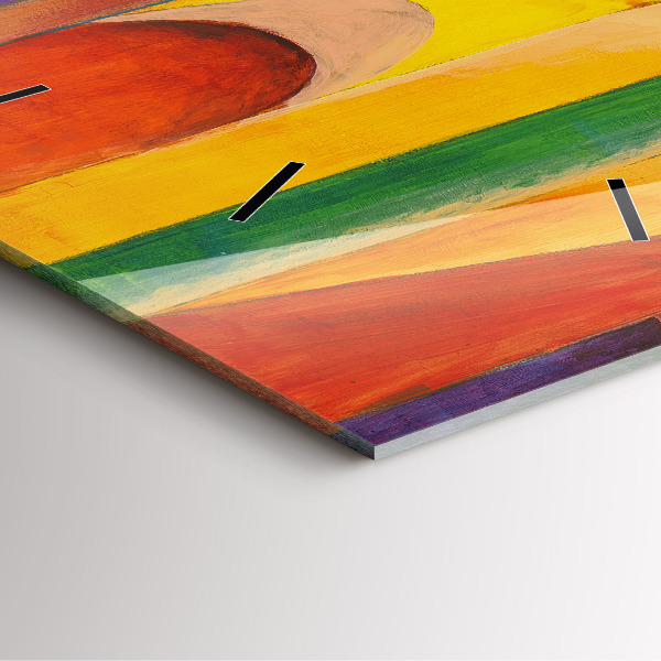 Orologio quadrato Decorazione artistica Astrazione