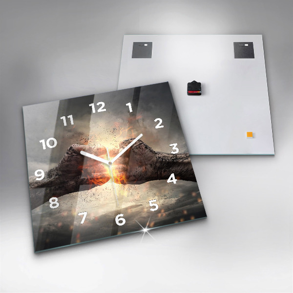 Orologio quadrato Pugni Forza Potenza