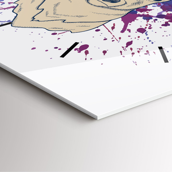 Orologio quadrato Illustrazione vettoriale di cervo