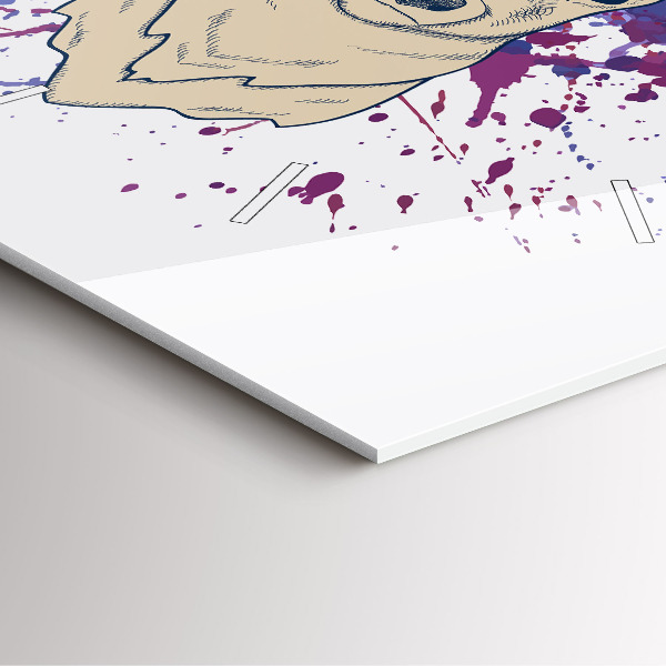 Orologio quadrato Illustrazione vettoriale di cervo