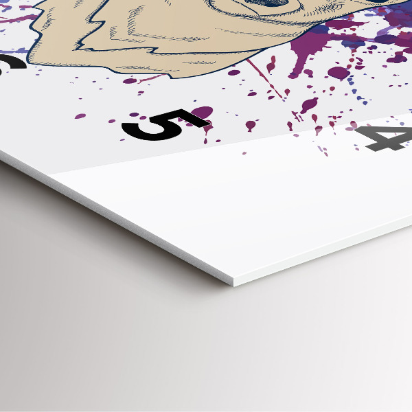 Orologio quadrato Illustrazione vettoriale di cervo