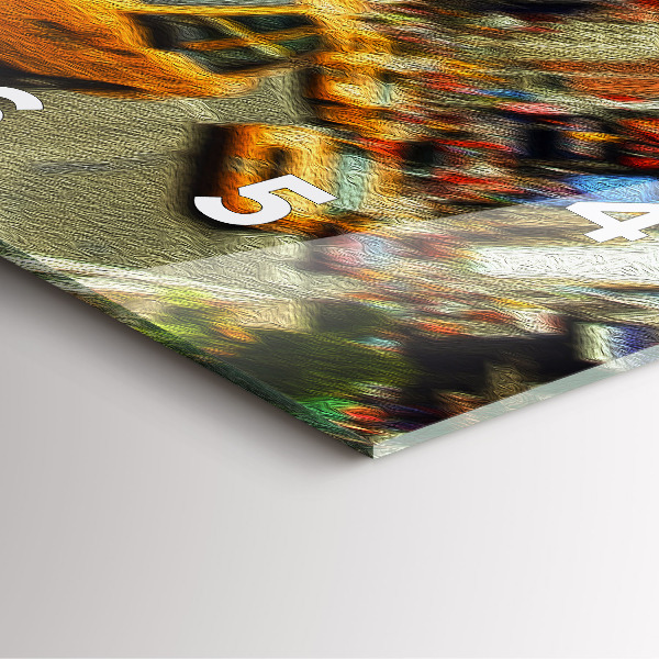 Orologio quadrato in vetro Taxi di New York City