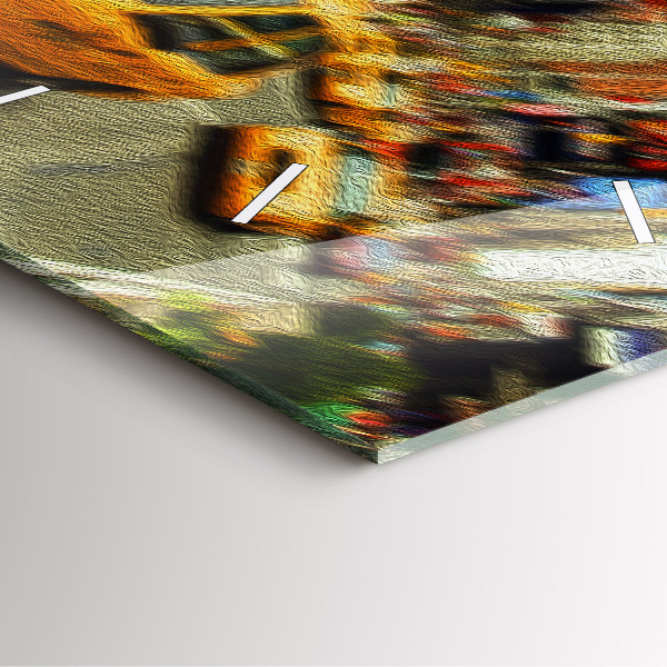 Orologio quadrato in vetro Taxi di New York City