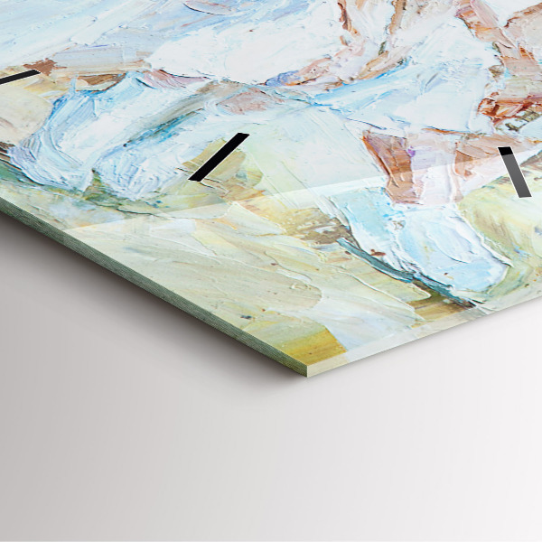 Orologio quadrato in vetro Giovani ballerine