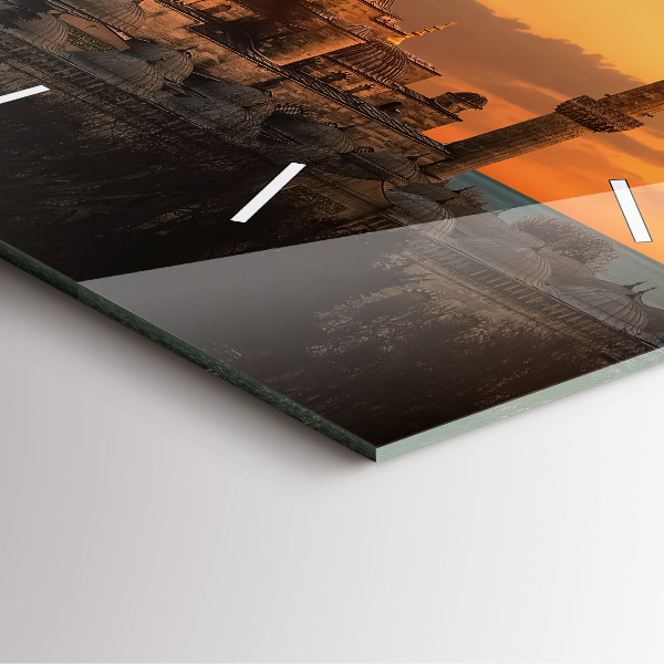 Orologio quadrato in vetro Moschea di Istanbul