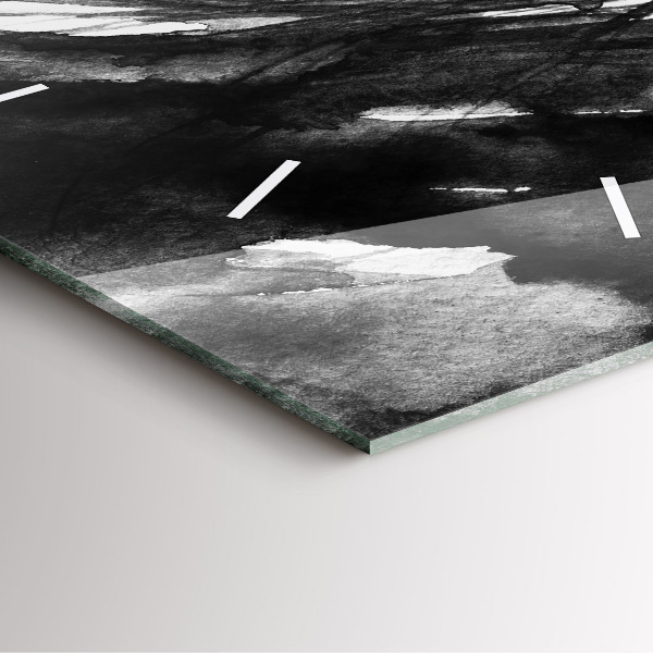 Orologio quadrato in vetro Ritratto di una donna