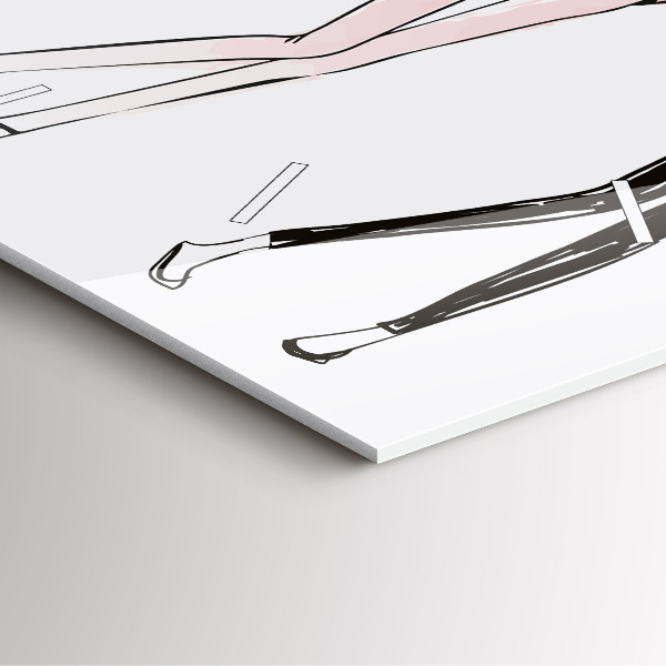 Orologio quadrato in vetro Moda femminile