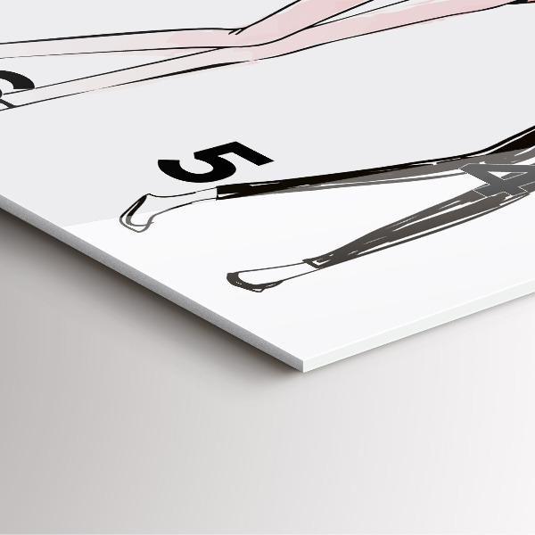 Orologio quadrato in vetro Moda femminile