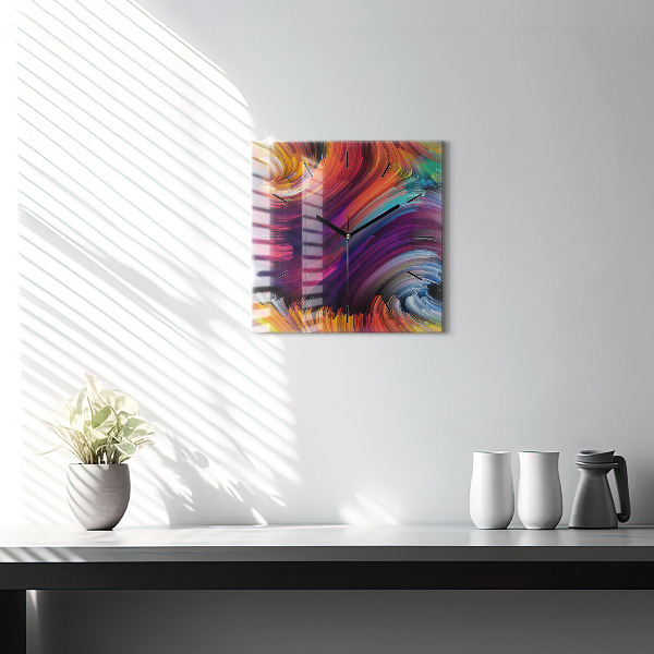 Orologio quadrato in vetro Sala dell'astrazione