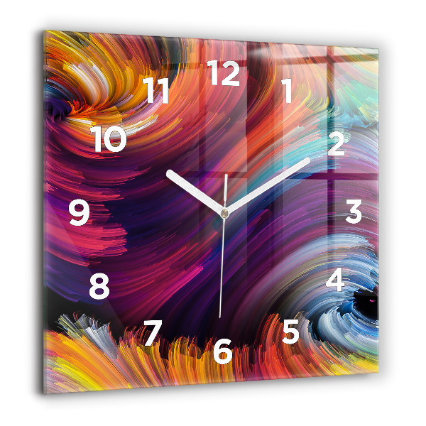 Orologio quadrato in vetro Sala dell'astrazione